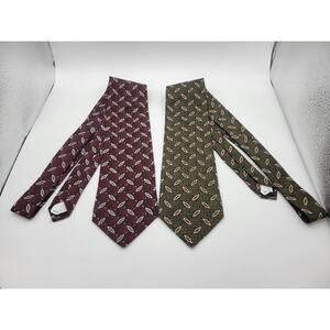 2 Stuart Hughes Ties 4" W x 56.5"L